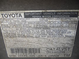 2002 Toyota 4Runner SR5 Gray 3.4L AT 2WD #Z22084